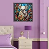 Diamond Painting-5D Full Round Drill Stained Glass Koala(40*40 CM)