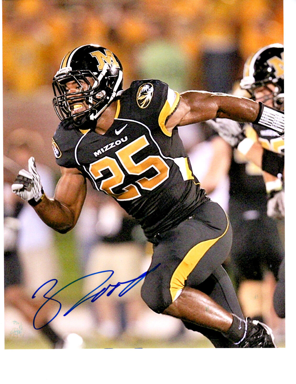 Zaviar Gooden Missouri Tigers hand signed autographed football Photo Poster painting 2013 Draft