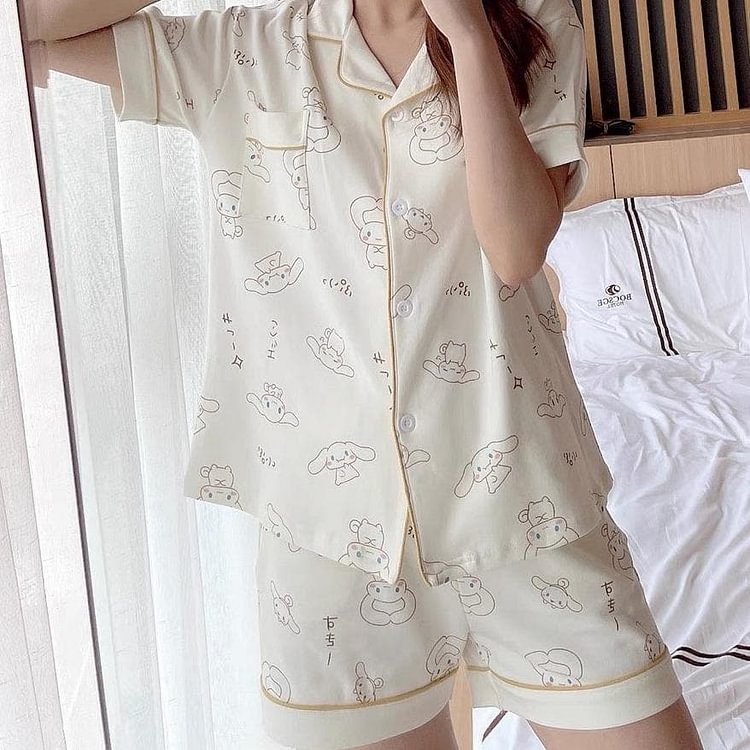Comfy Cute Pastel Homewear Cinnamoroll Pajamas SS1237