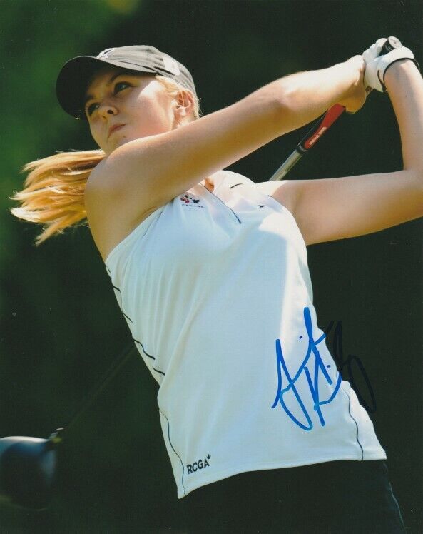 JENNIFER KIRBY SIGNED LPGA GOLF 8x10 Photo Poster painting #2 Autograph PROOF