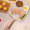 3in1 Egg Frying Pan Breakfast Nonstick Omelet Pan for Gas Stove Induction Cooker