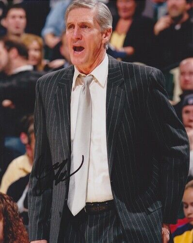 Jerry Sloan Signed - Autographed 8x10 Utah Jazz Photo Poster painting with COA - Deceased 2020