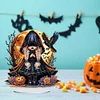 Diamond Painting Acrylic Halloween Witch Table Top Ornament Kits