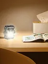 Dual LED Portable Keychain Light 600mAh USB Rechargeable Camping Pocket Lantern