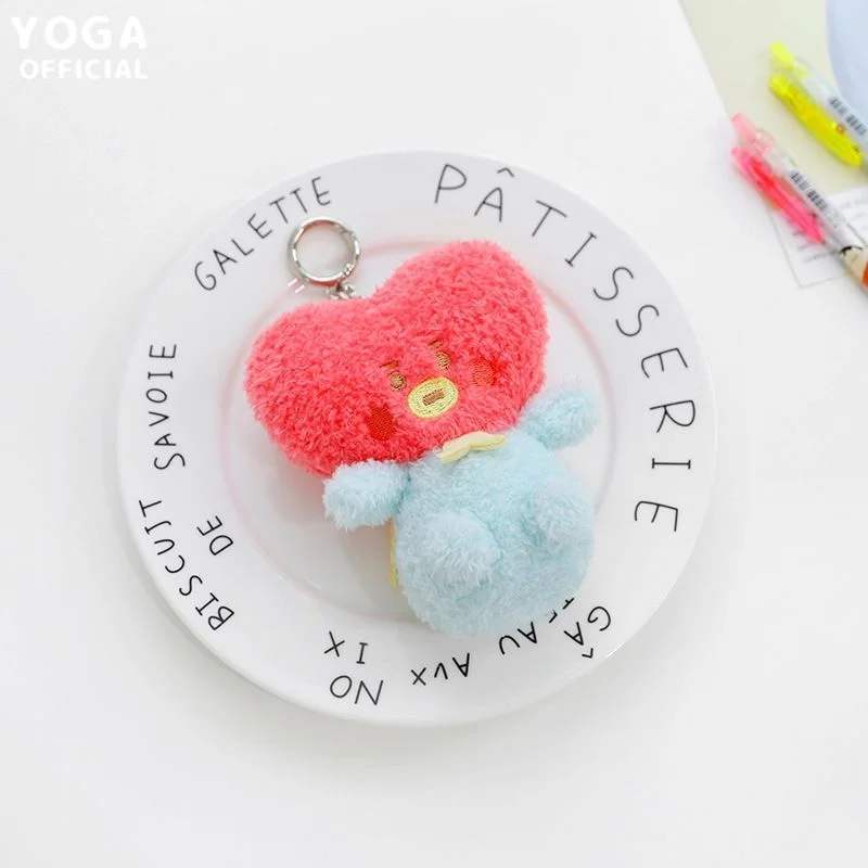 BT21 Cute Plush Baby Doll Keychain Pendant