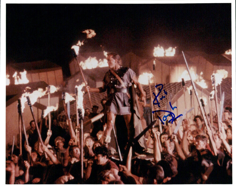 Kirk Douglas (Spartacus) signed authentic 8x10 Photo Poster painting COA