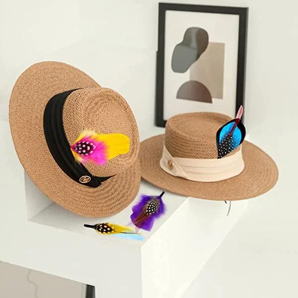 Natural Colored Feathers For Hats-4