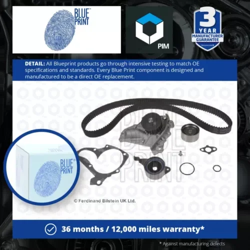 Timing Belt & Water Pump Kit fits TOYOTA RAV4 SXA10 2.0 94 to 00 3S-FE Set New Parts