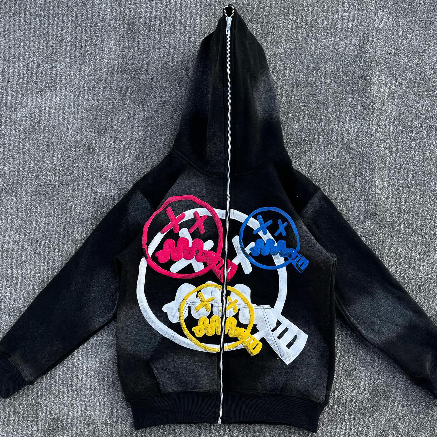 Shut Up Casual Street Full Zip Hoodie