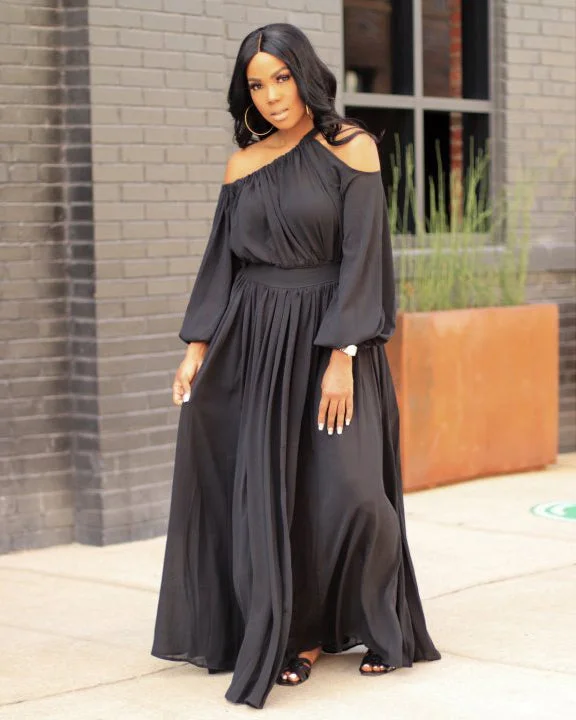 OFF THE SHOULDER MAXI