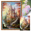 Disney Castle-16CT Stamped Cross Stitch 40*60cm/15.75*23.62in(Big Size)