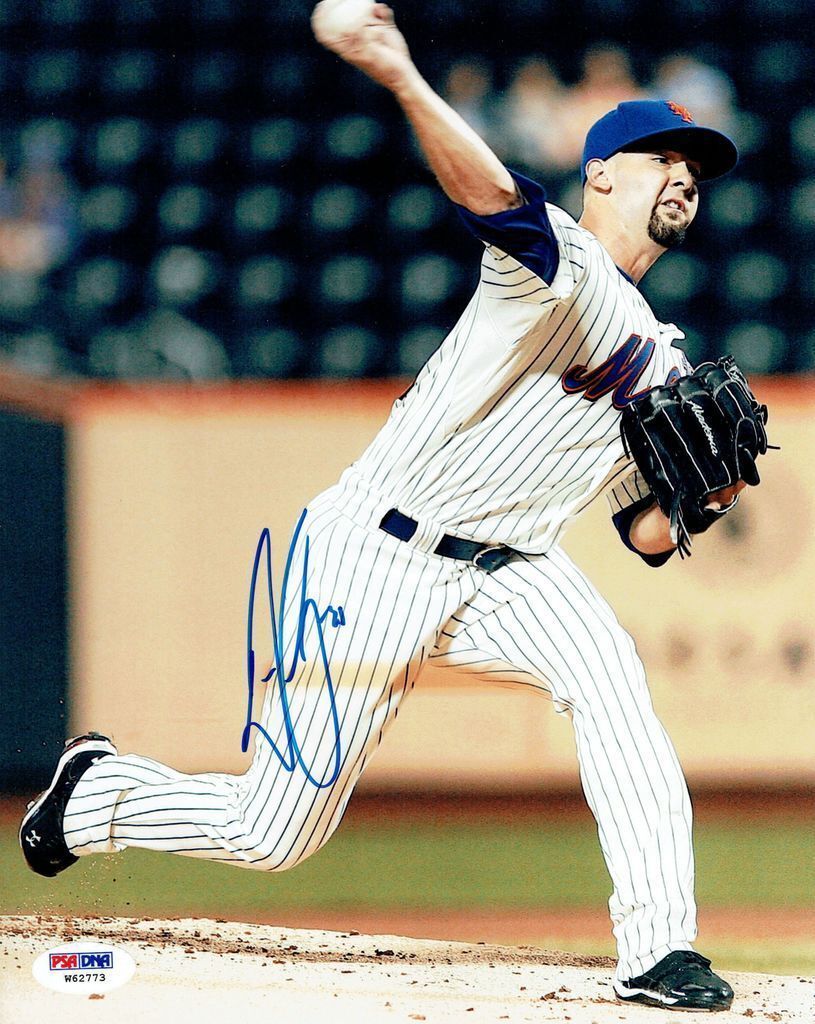 Dillon Gee Signed NY Mets Authentic Autographed 8x10 Photo Poster painting PSA/DNA #W62773