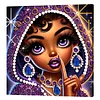 (Pre-Framed)Diamond Painting-DIY Crystal Rhinestone Girl(25x25cm)