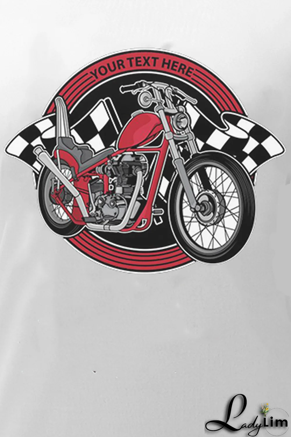 White Fashion Vintage Print Letter O Neck T-Shirts