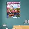 Sakura Bridge - 11CT Stamped Cross Stitch - 40*50cm
