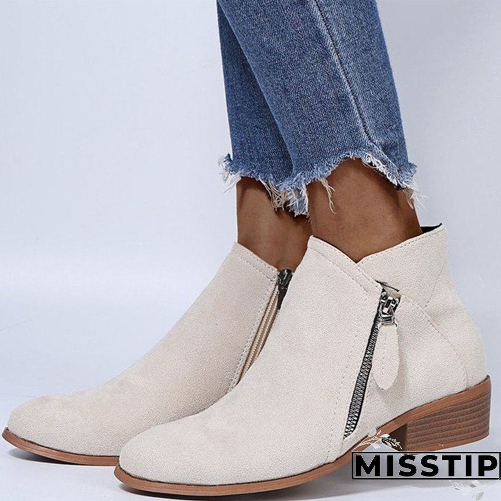 Black Casual Patchwork Solid Color Pointed Keep Warm Comfortable Shoes