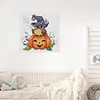 Halloween Owl-14CT Counted Cross Stitch 35*35cm