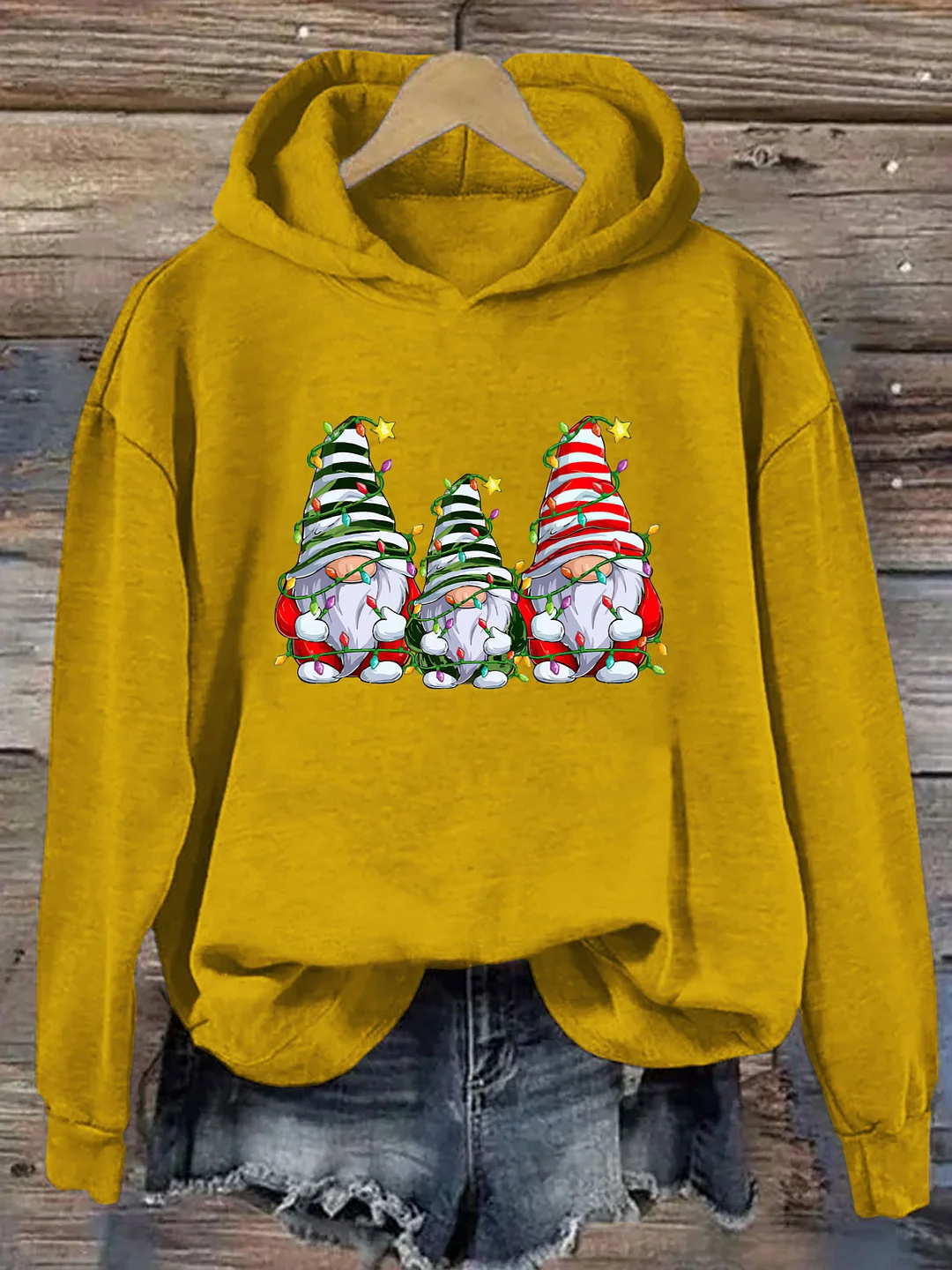 Christmas Cute Gnome Hoodie