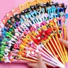 12/20/24/30/40/50PCS Cute Random Mixed Cartoon 0.5mm Gel Pen School Opens Season Student Office Stationery