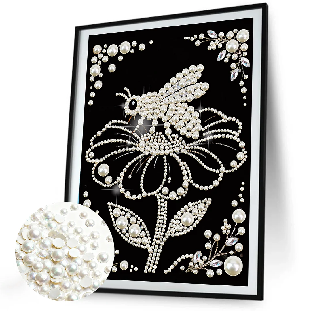 Flower Special Shaped 5D DIY Partial Drill Diamond Painting Kit Home Art 30x40cm