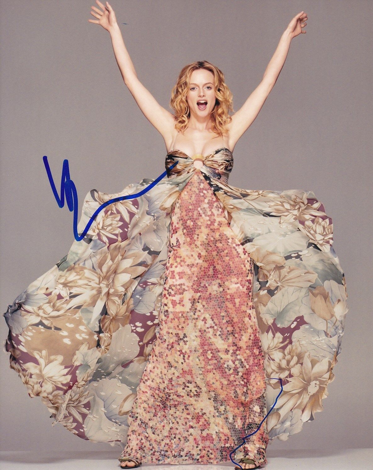 HEATHER GRAHAM Signed Autographed Photo Poster painting