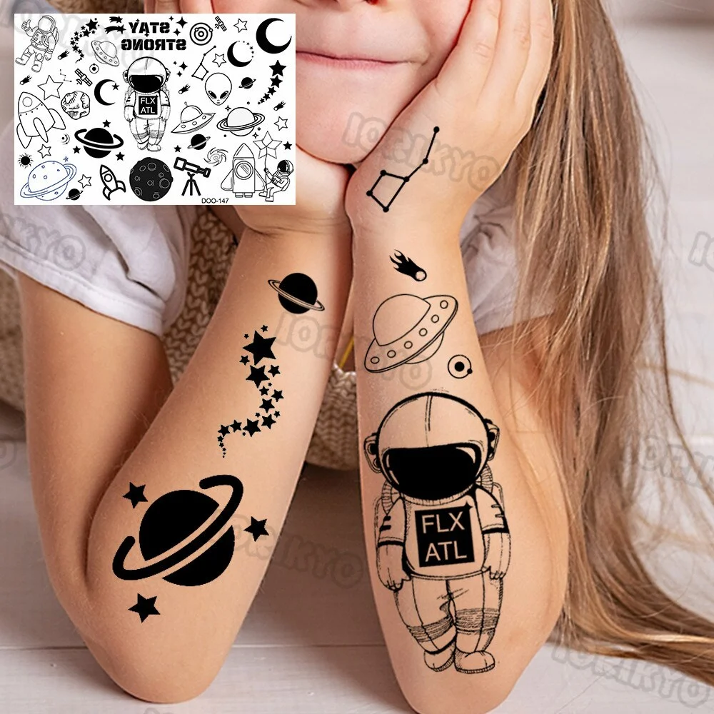 Roaring T-Rex Temporary Tattoo For Kids Boy Son Girls Fake Dinosaur Tattoo Sticker Cartoon Egg Tiny Tatoos Toddler Hands Arm
