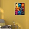 Diamond Painting-DIY Full Round Drill Colourful Cats