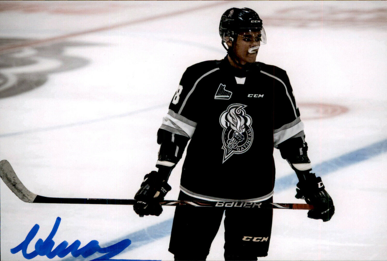 Noah Warren SIGNED autographed 4x6 Photo Poster painting GATINEAU OLYMPIQUES / NHL DRAFT 2022