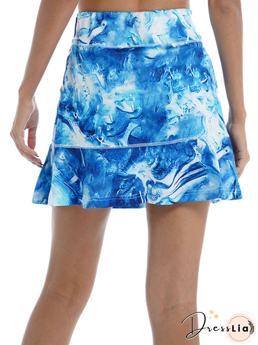 Women's Athletic A-Line Skirt Tennis Golf Skirt With Shorts Workout Running Skort