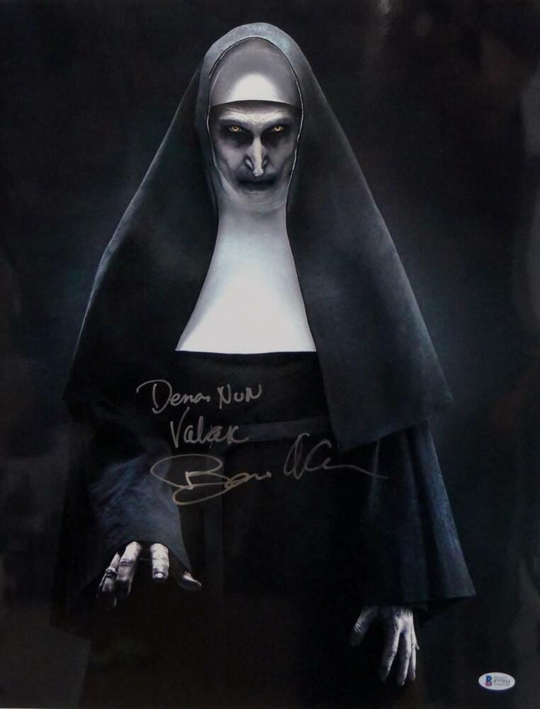 Bonnie Aarons Autographed 16x20 The Nun Photo Poster painting with Demon Nun- Beckett W Auth