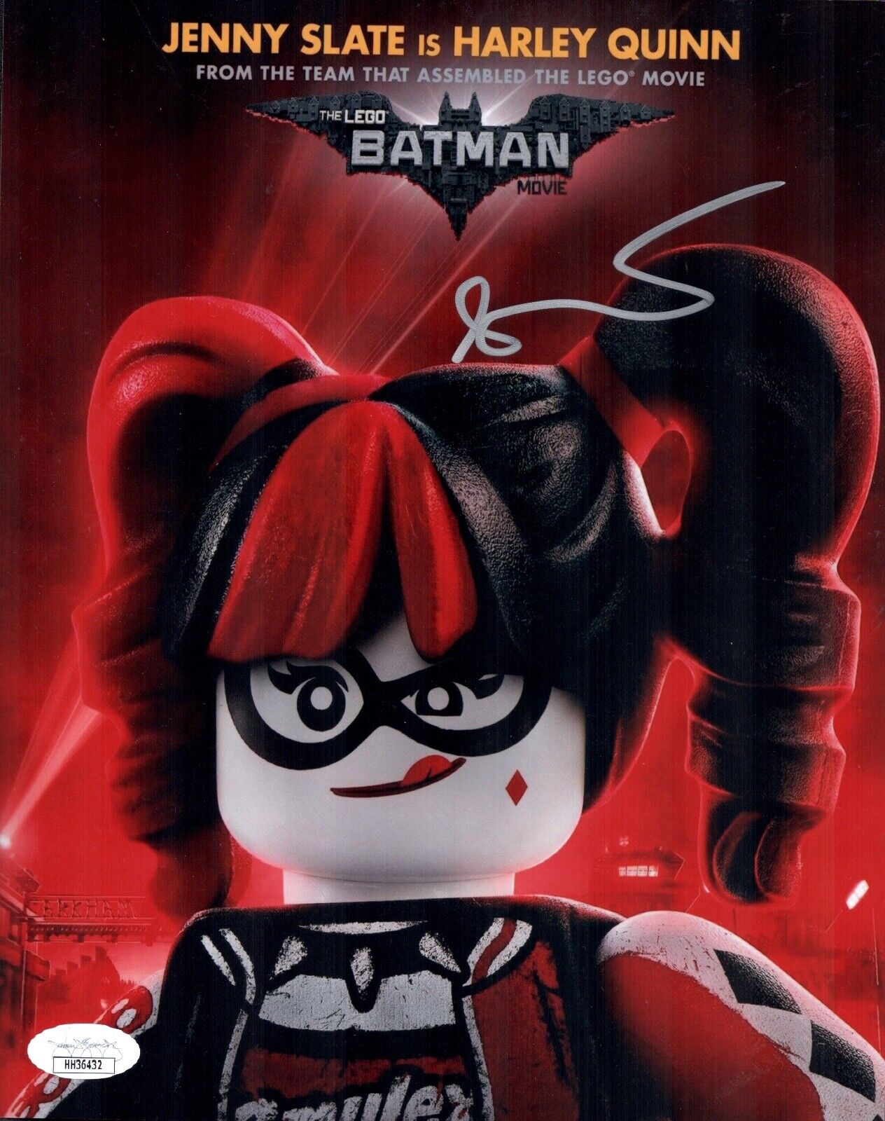 JENNY SLATE Signed 8x10 HARLEY QUINN Photo Poster painting IN PERSON Autograph JSA COA Cert