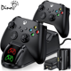 DinoFire Controller Charger for Xbox Series X|S, Charging Station with Dual Controller Battery Pack (Black)
