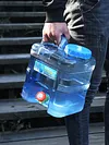 Portable Container with Faucet Camping Equipment Outdoor Water Bucket for Hiking