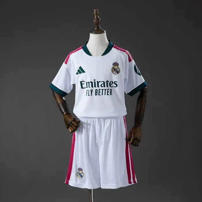 Kids Real Madrid 26/27 Home Football Jersey