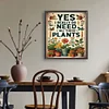 Diamond Painting-DIY Full Round Drill Plants（40*35 CM）