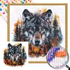 Wolf - Round AB Drills Diamond Painting(45x45cm)