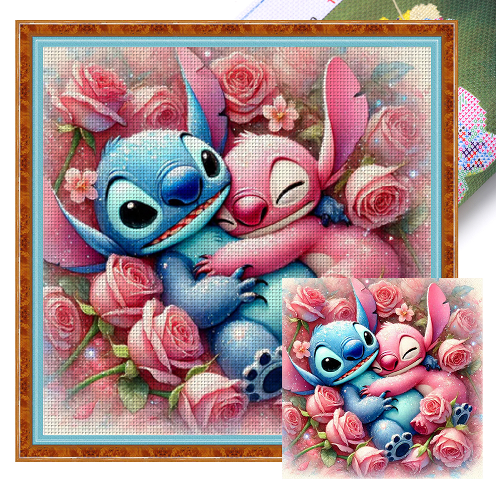 Rose Stitch Full 11CT Pre-stamped Canvas(40*40cm) Cross Stitch