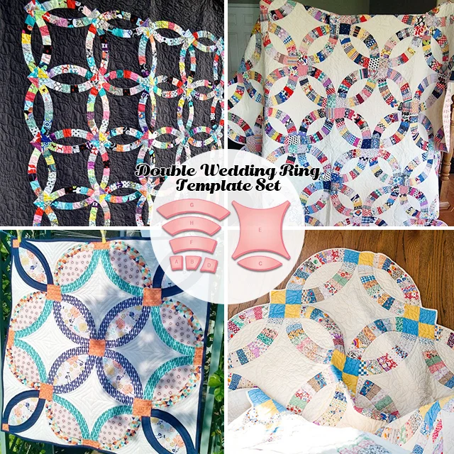 The Double Wedding Ring Quilt Pattern - Quilt Missouri Tutorials