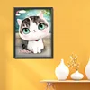 Bead Embroidery - Partial Printed 9CT Cartoon Cat(39x30 CM)