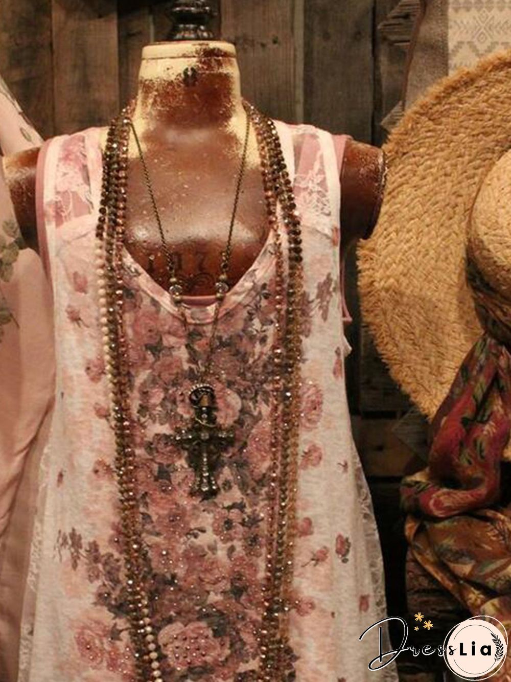 Shift Vintage Floral Shirts & Tops