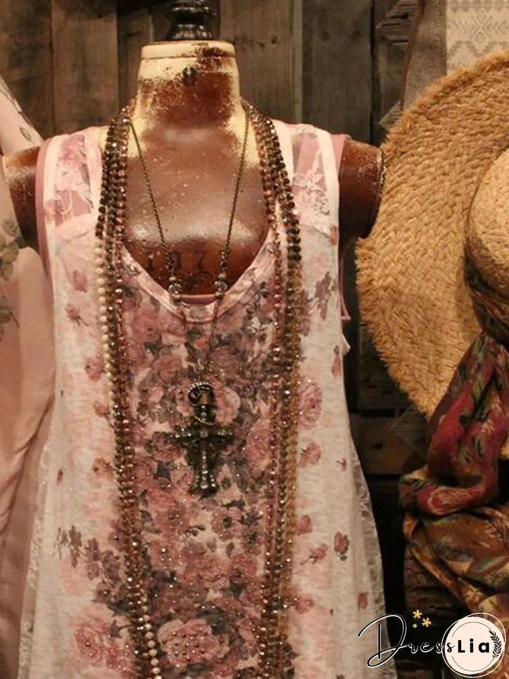 Shift Vintage Floral Shirts & Tops
