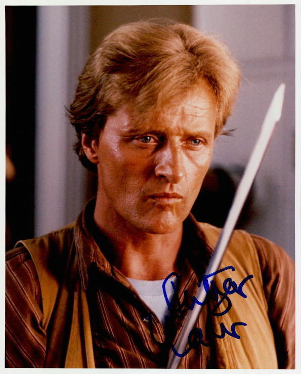 Rutger Hauer signed 8x10 Photo Poster painting In-person