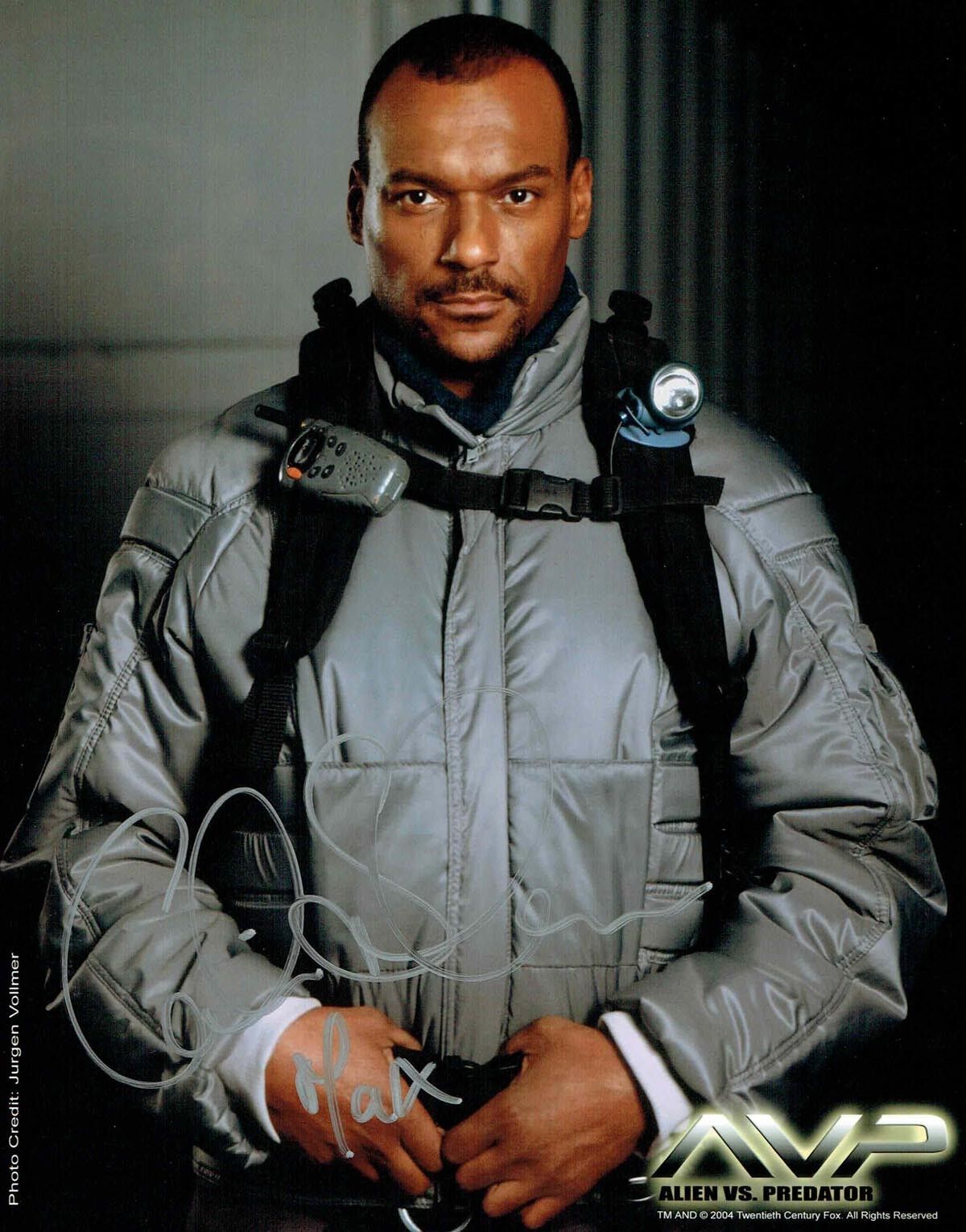 Colin SALMON SIGNED Autograph 10x8 Photo Poster painting AFTAL COA MAX AVP Actor