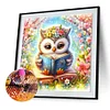 Diamond Painting-DIY Full Round Drill Owl
