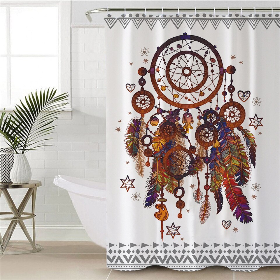 

Boho Dreamcatcher - Print Shower Curtain, 180*200cm, 501 Original