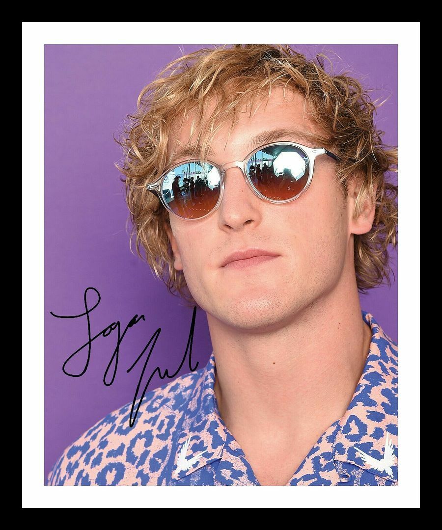 Logan Paul Autograph Signed & Framed Photo Poster painting