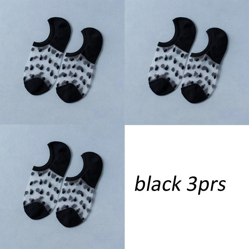 3 Pair/set Lot Fashion Dot socks for Girls Women Indoor Socks Mix Summer Colors Smooth Feeling Floor Socks Color Breathable Sox