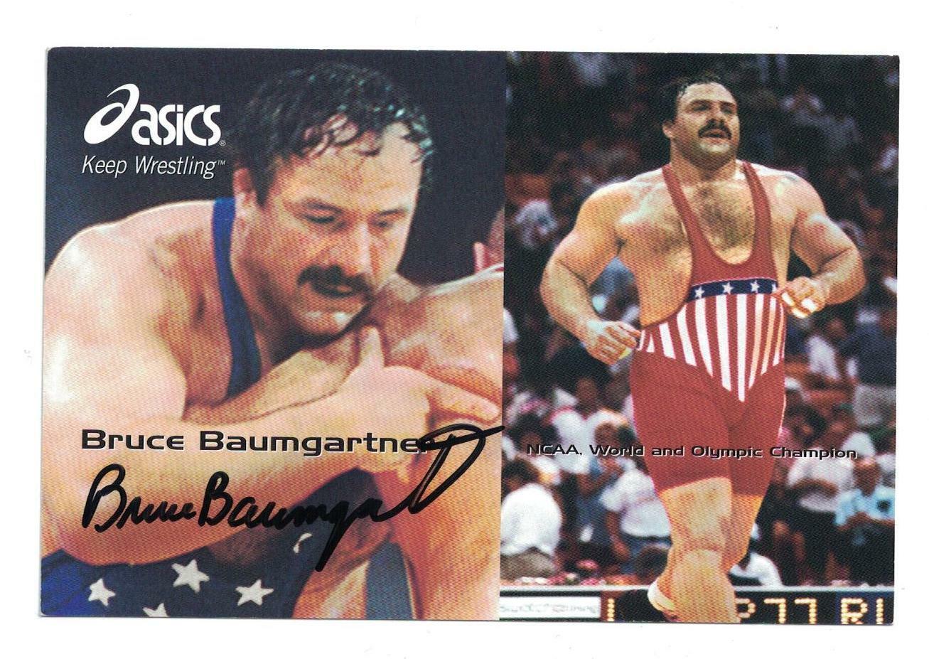 Bruce Baumgartner Signed Autographed 4x6 Photo Poster painting Post Card Olympic Wrestler