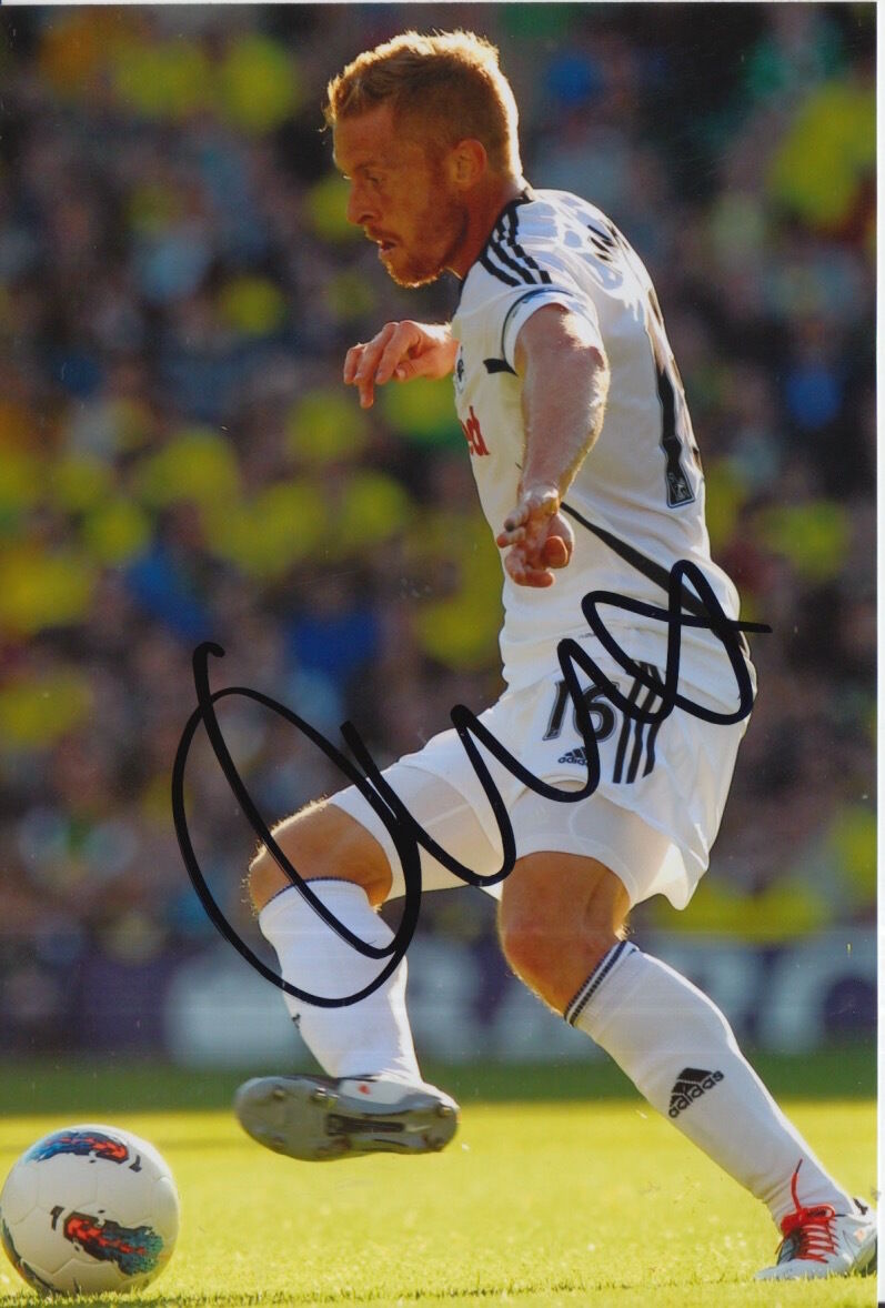 SWANSEA CITY HAND SIGNED GARRY MONK 6X4 Photo Poster painting 4.