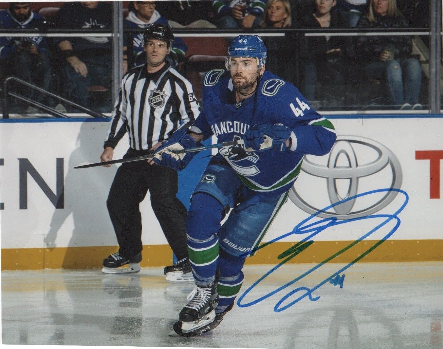 Vancouver Canucks Eric Gubrandson Autographed Signed 8x10 Photo Poster painting COA #4